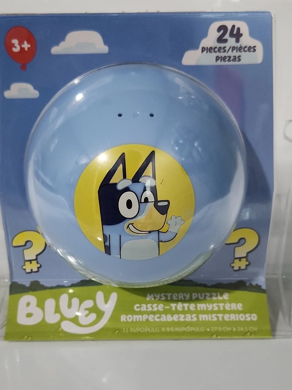 Bluey Mystery Puzzle Ball - Light Blue